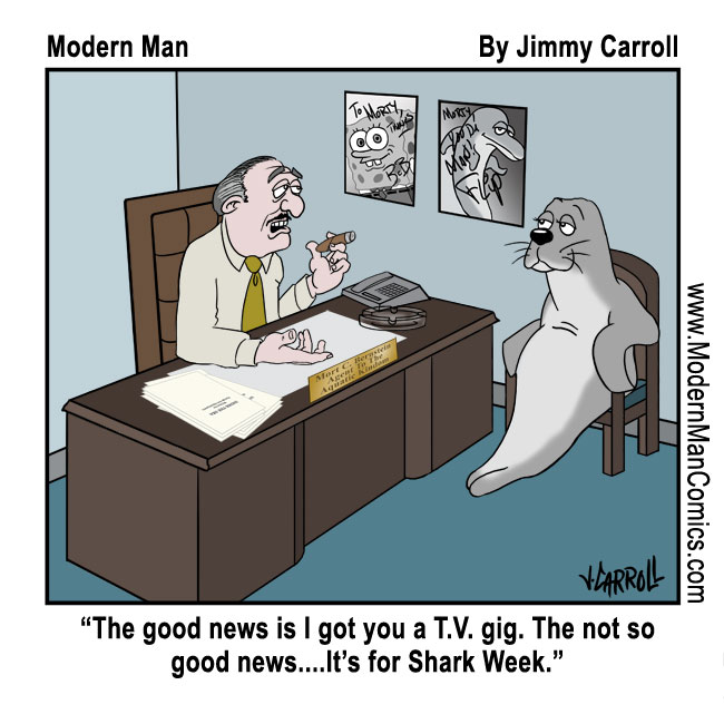 Shark Week By Jimmy Carroll